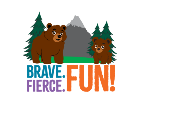 Girl Scout Fall Product Program graphic of an illustrated bear
