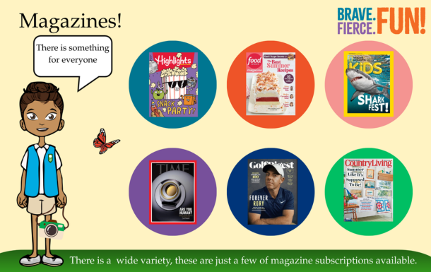 magazine product options